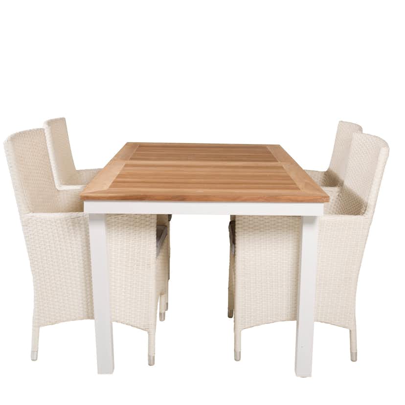 Matgrupp Venture Home Perla 160/240 med 4 Milwa Stolar