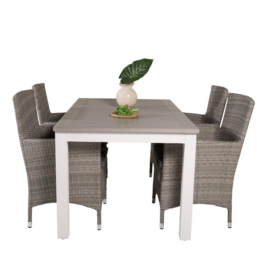 Matgrupp Venture Home Aleyna 152/210 med 4 Milwa Stolar