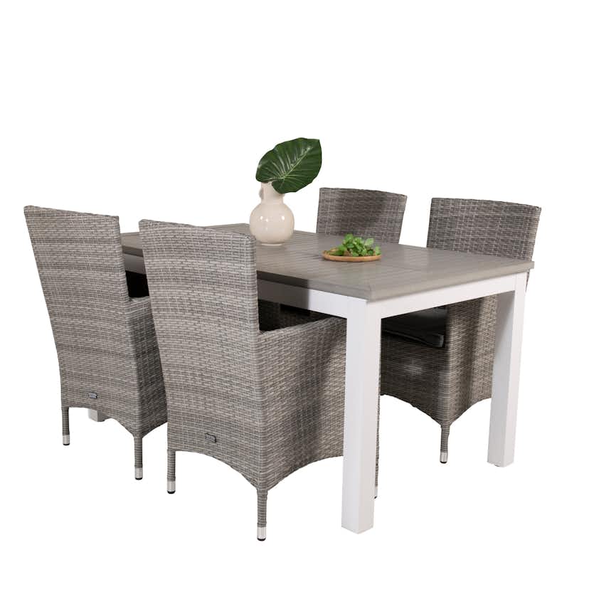 Matgrupp Venture Home Aleyna 152/210 med 4 Milwa Stolar