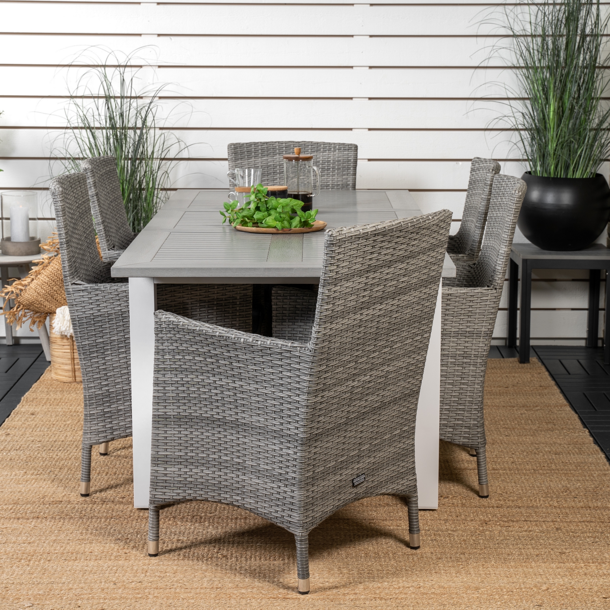 Matgrupp Venture Home Aleyna 152/210 med 6 Milwa Stolar