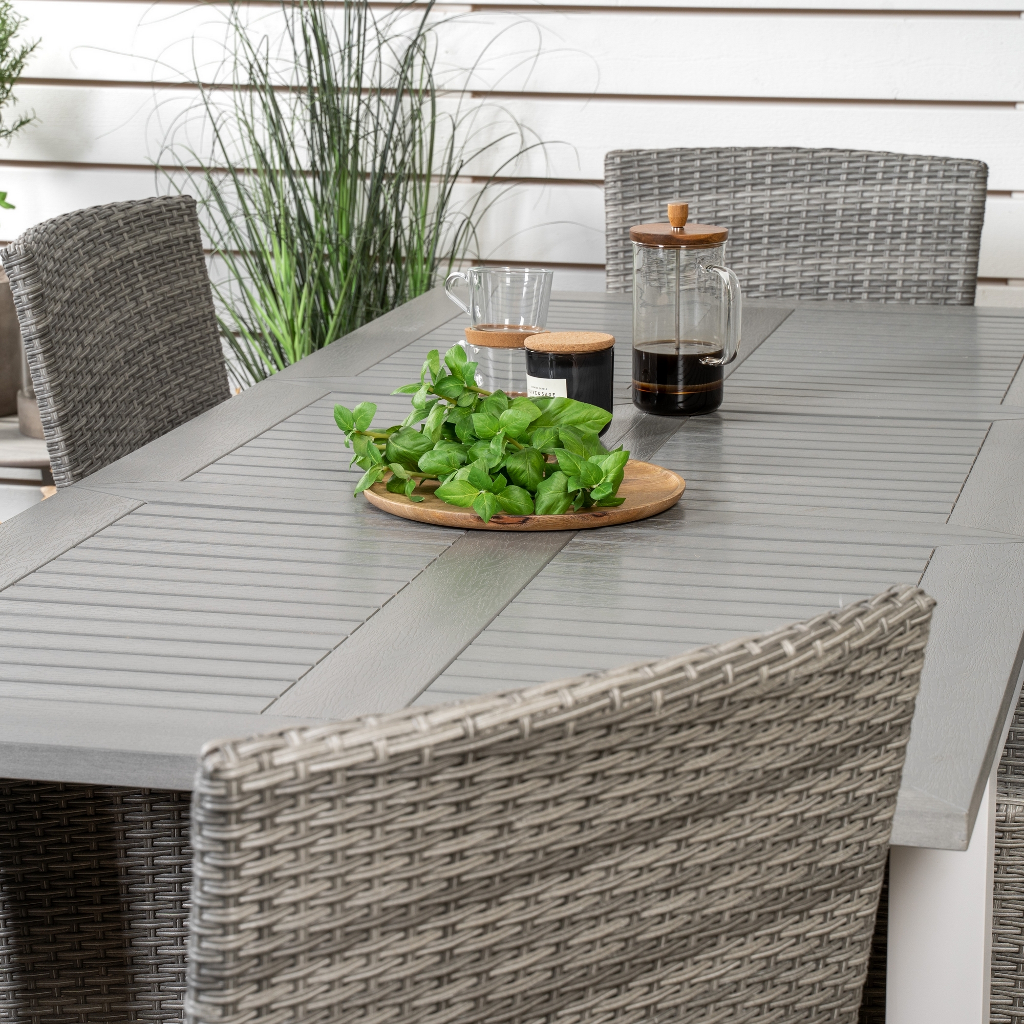 Matgrupp Venture Home Aleyna 152/210 med 6 Milwa Stolar