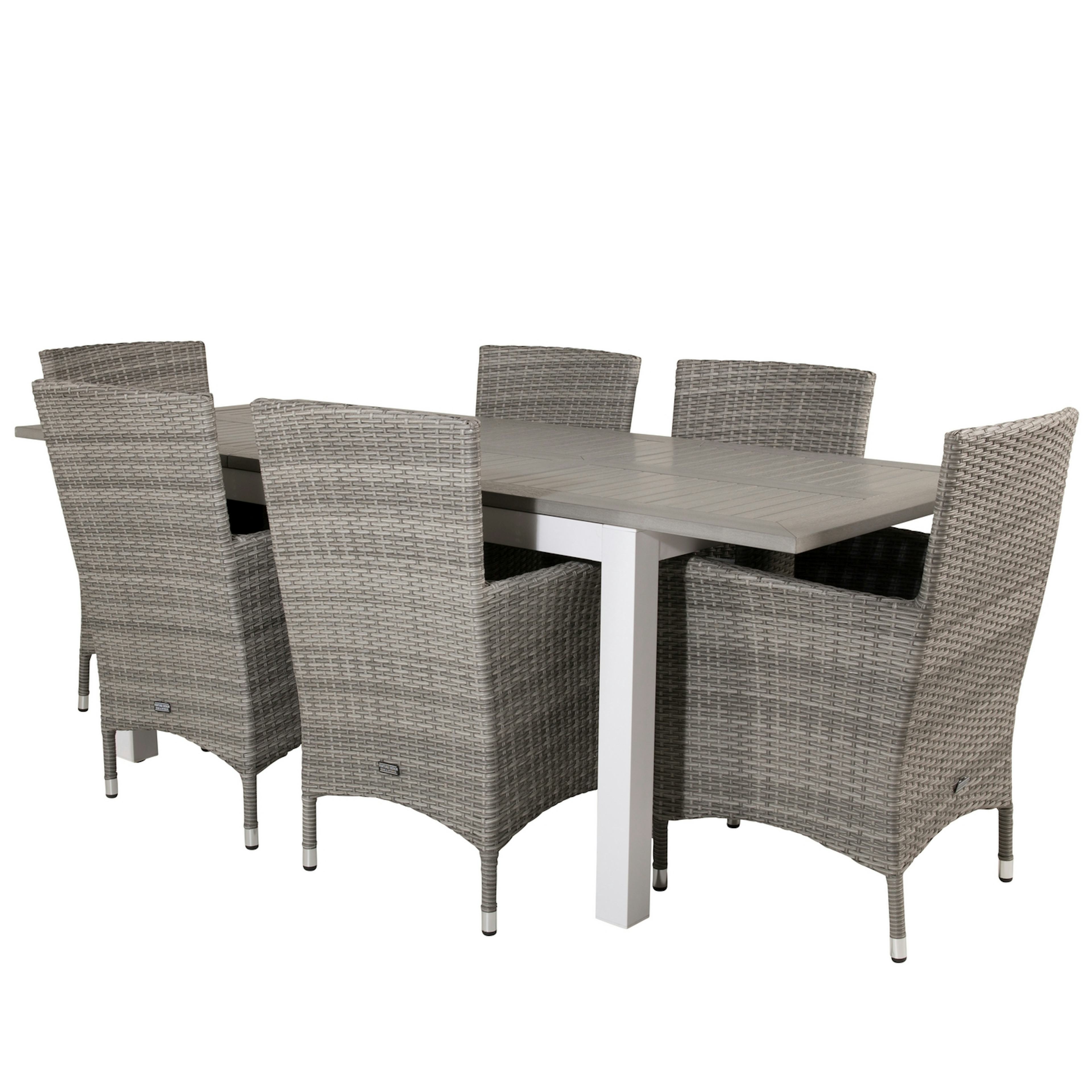 Matgrupp Venture Home Aleyna 152/210 med 6 Milwa Stolar