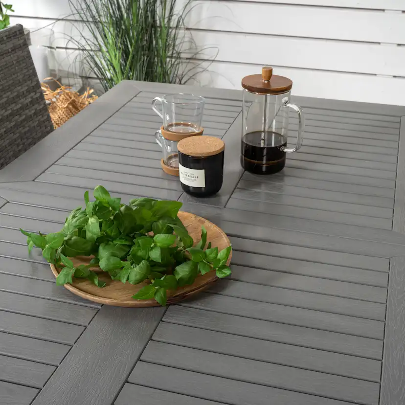 Matgrupp Venture Home Aleyna 152/210 med 4 Asta Stolar