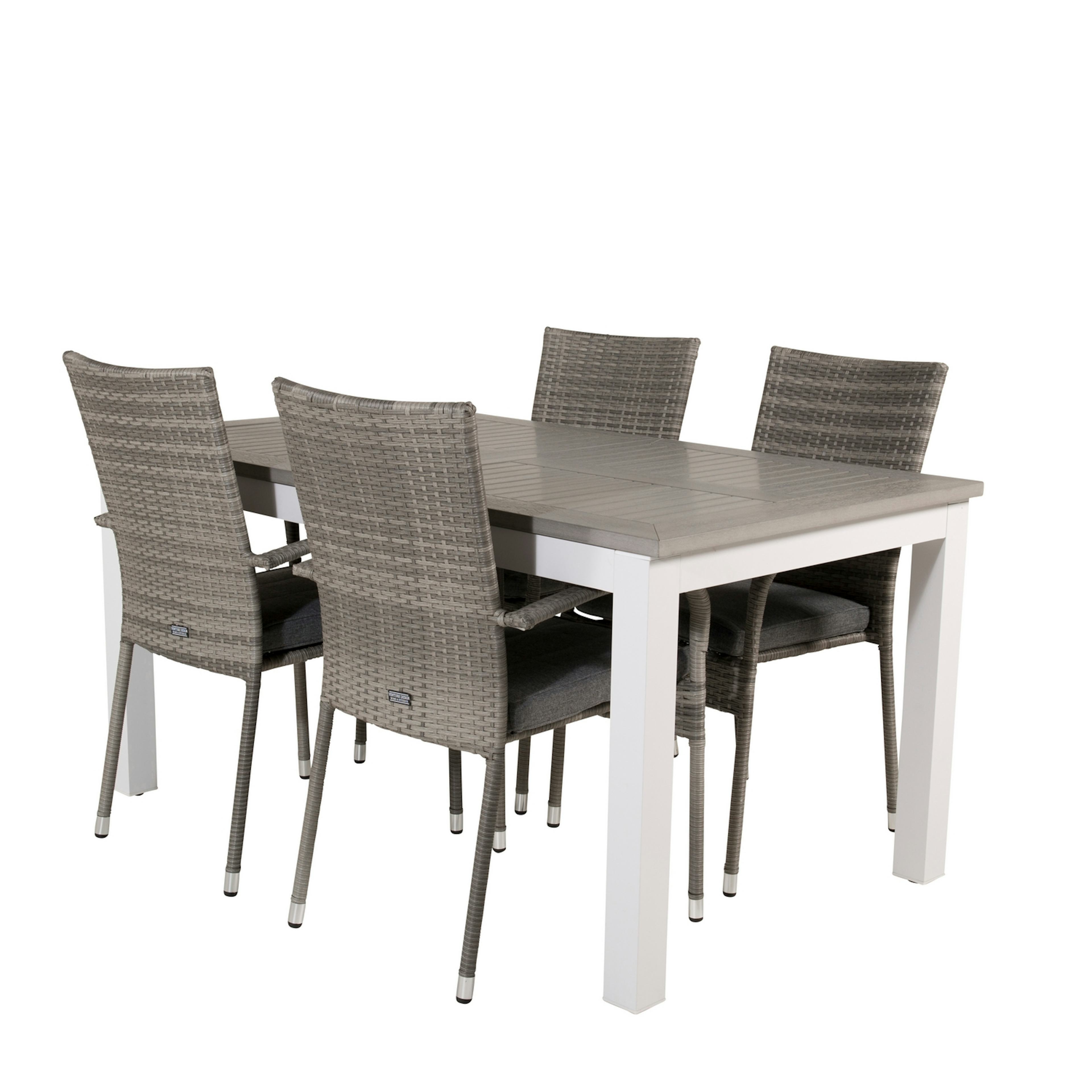 Matgrupp Venture Home Aleyna 152/210 med 4 Asta Stolar