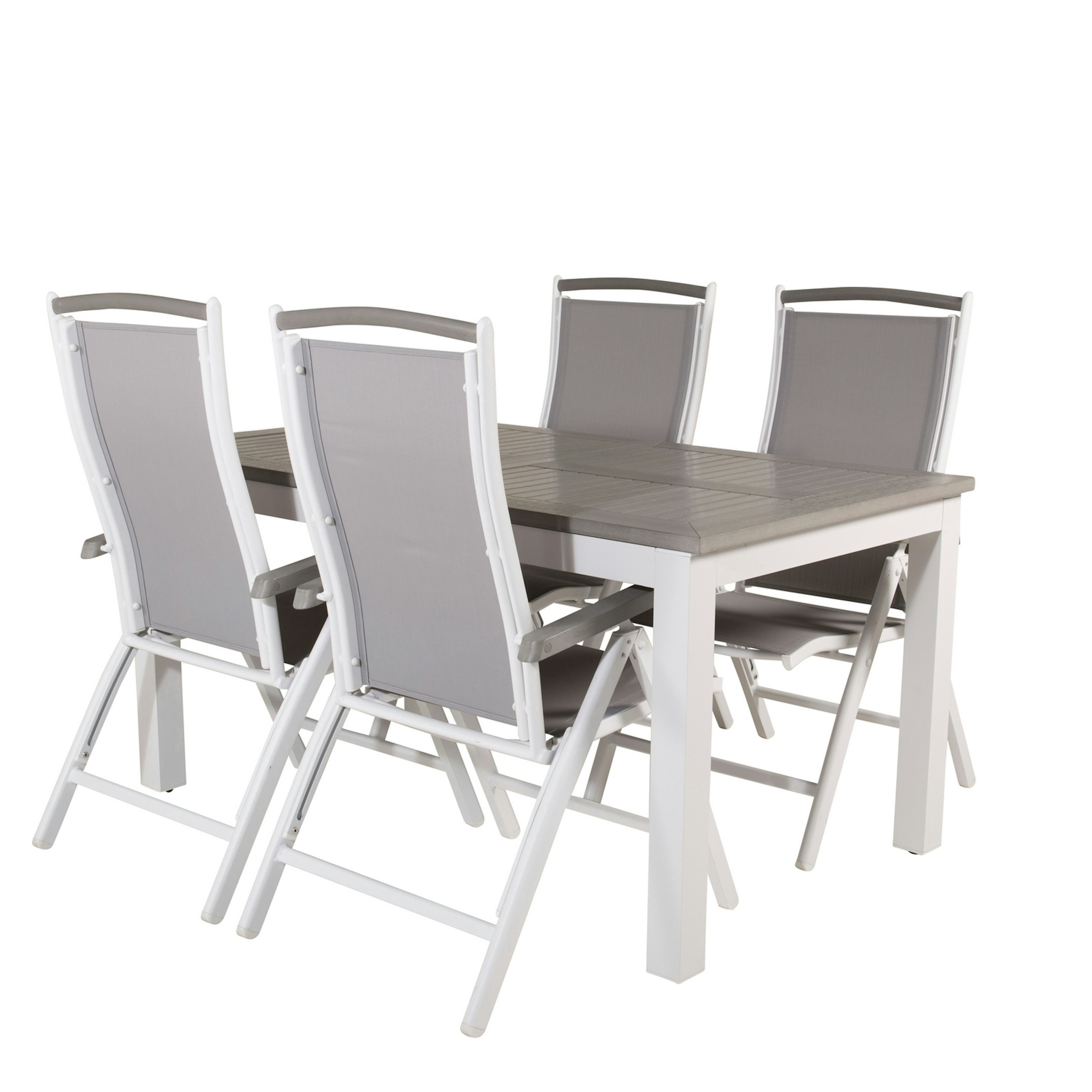 Matgrupp Venture Home Aleyna 152/210 med 4 Stolar