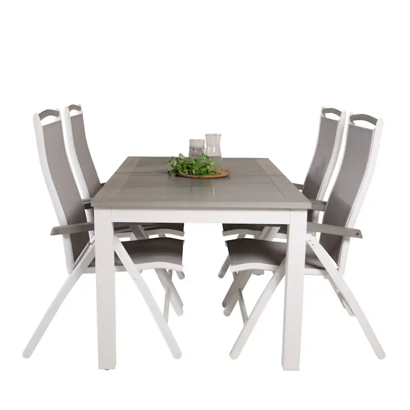 Matgrupp Venture Home Aleyna 152/210 med 4 Stolar