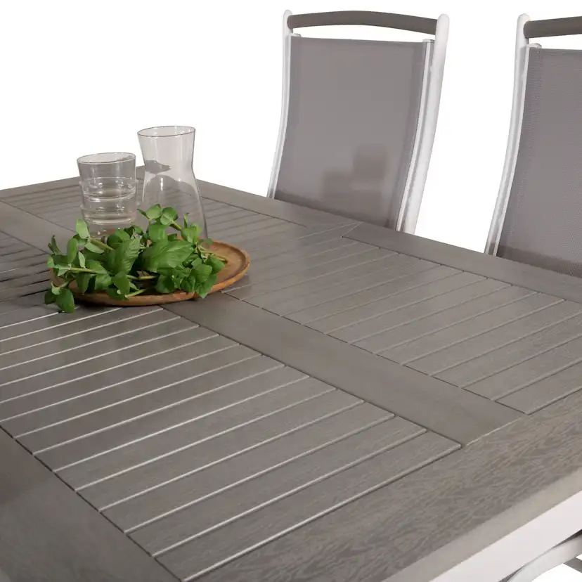 Matgrupp Venture Home Aleyna 152/210 med 4 Stolar