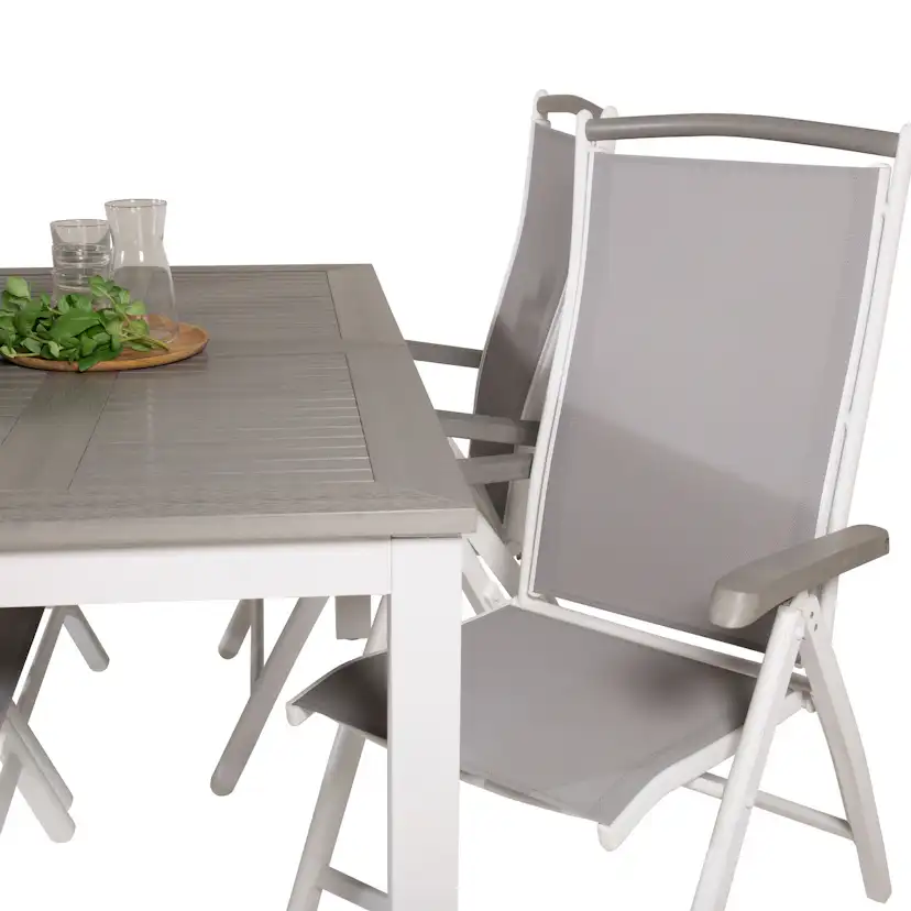 Matgrupp Venture Home Aleyna 152/210 med 4 Stolar