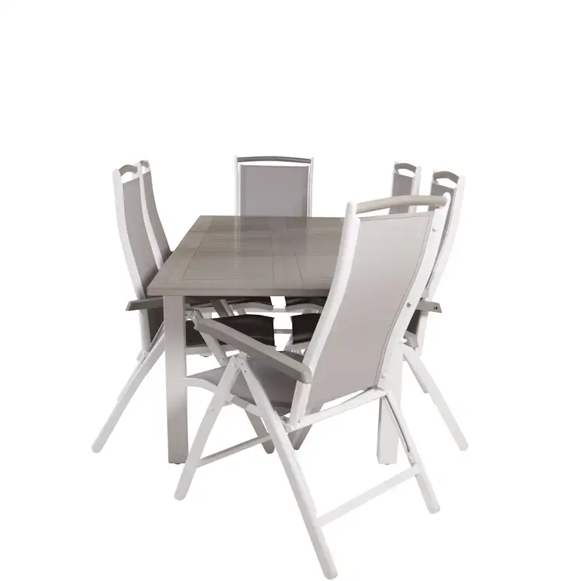 Matgrupp Venture Home Aleyna 152/210 med 6 Stolar