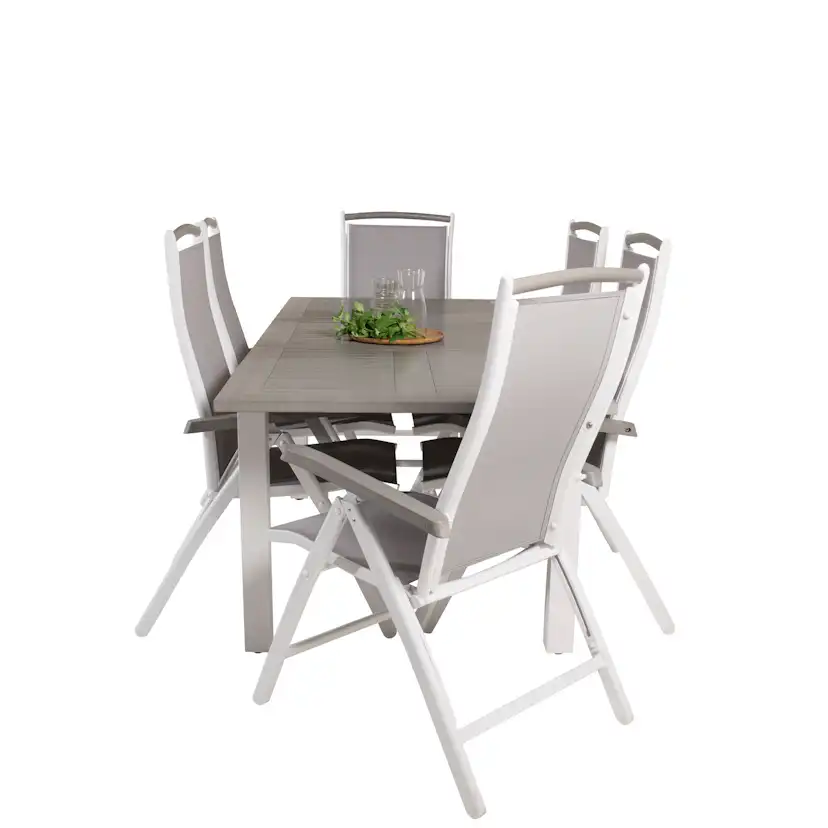 Matgrupp Venture Home Aleyna 152/210 med 6 Stolar