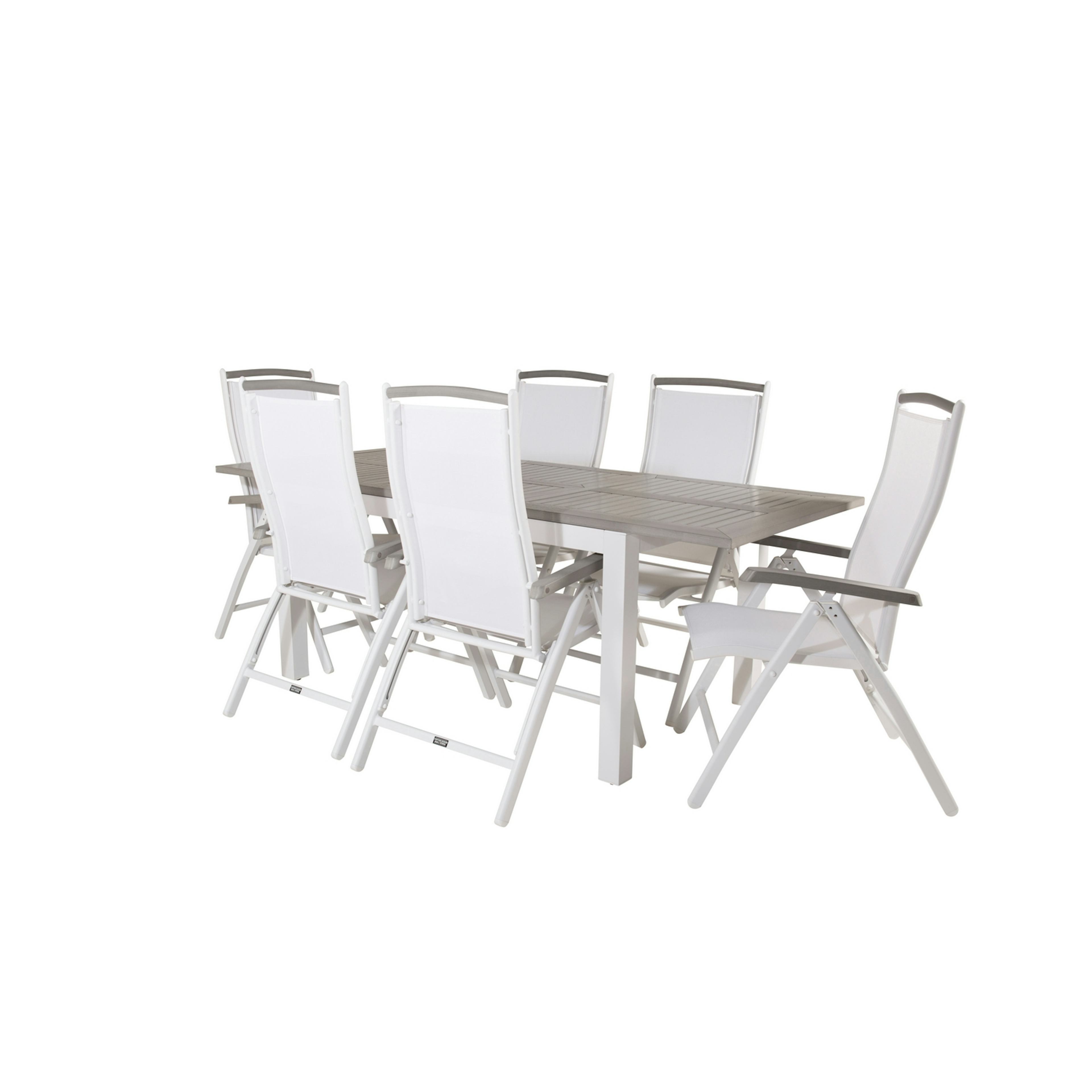 Matgrupp Venture Home Aleyna 152/210 med 6 Stolar