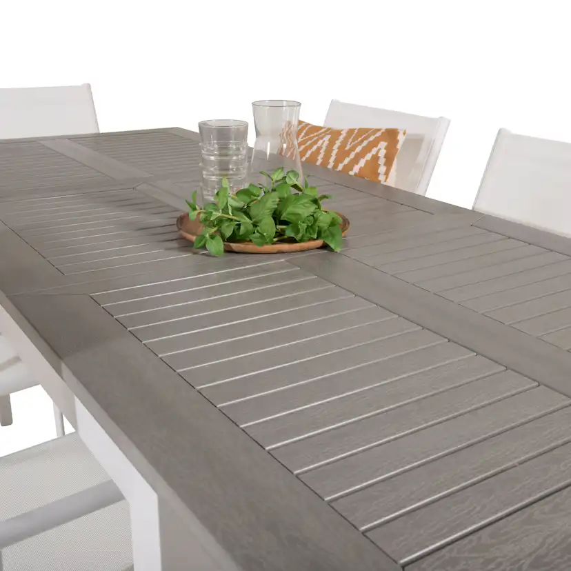 Matgrupp Venture Home Aleyna 152/210 med 6 Siri Karmstolar