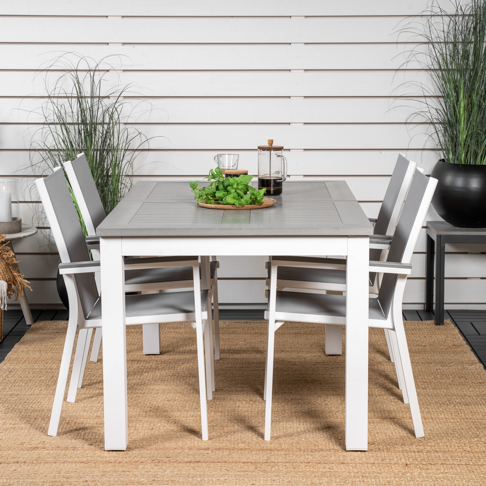 Matgrupp Venture Home Aleyna 152/210 med 4 Pincy Stolar