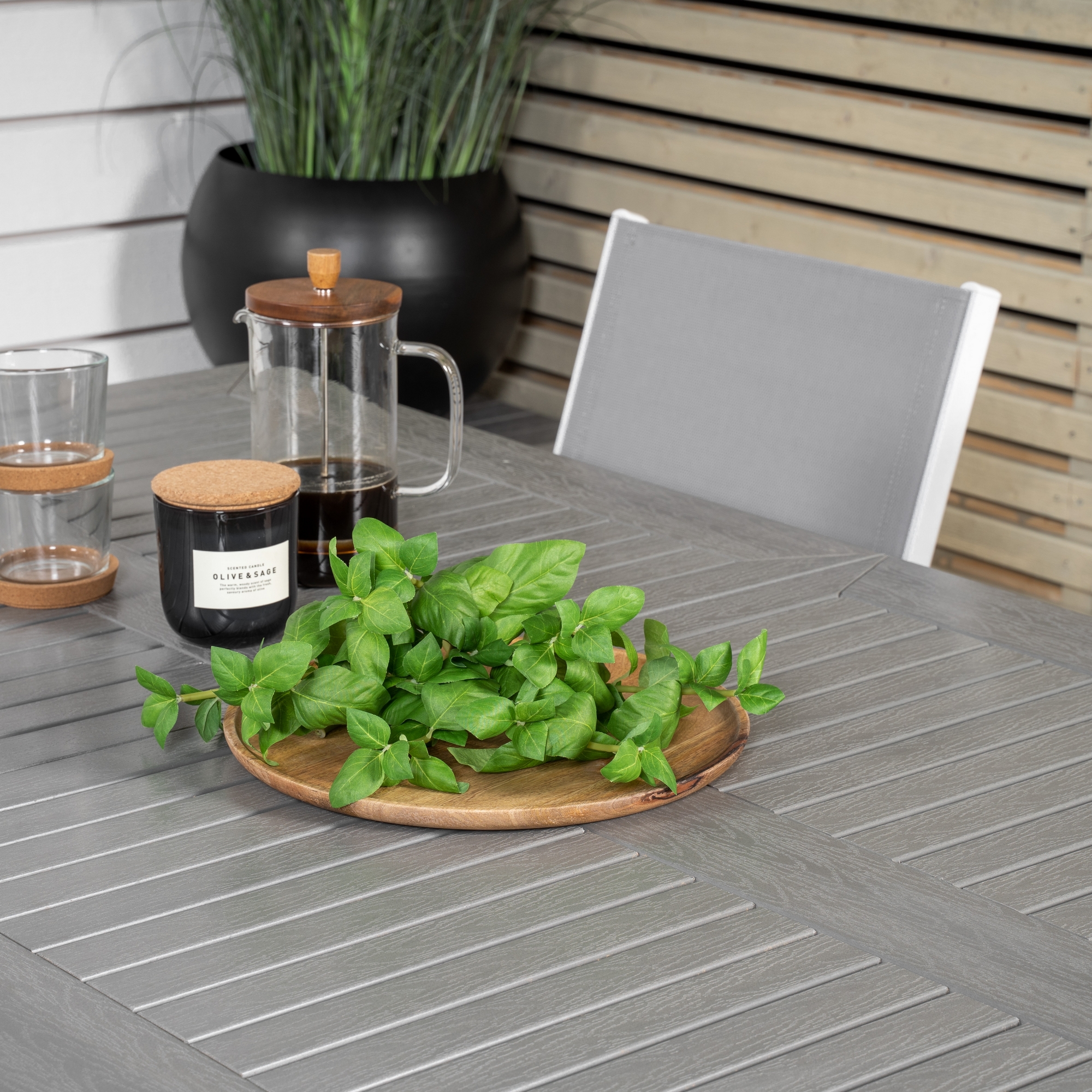 Matgrupp Venture Home Aleyna 152/210 med 4 Pincy Stolar