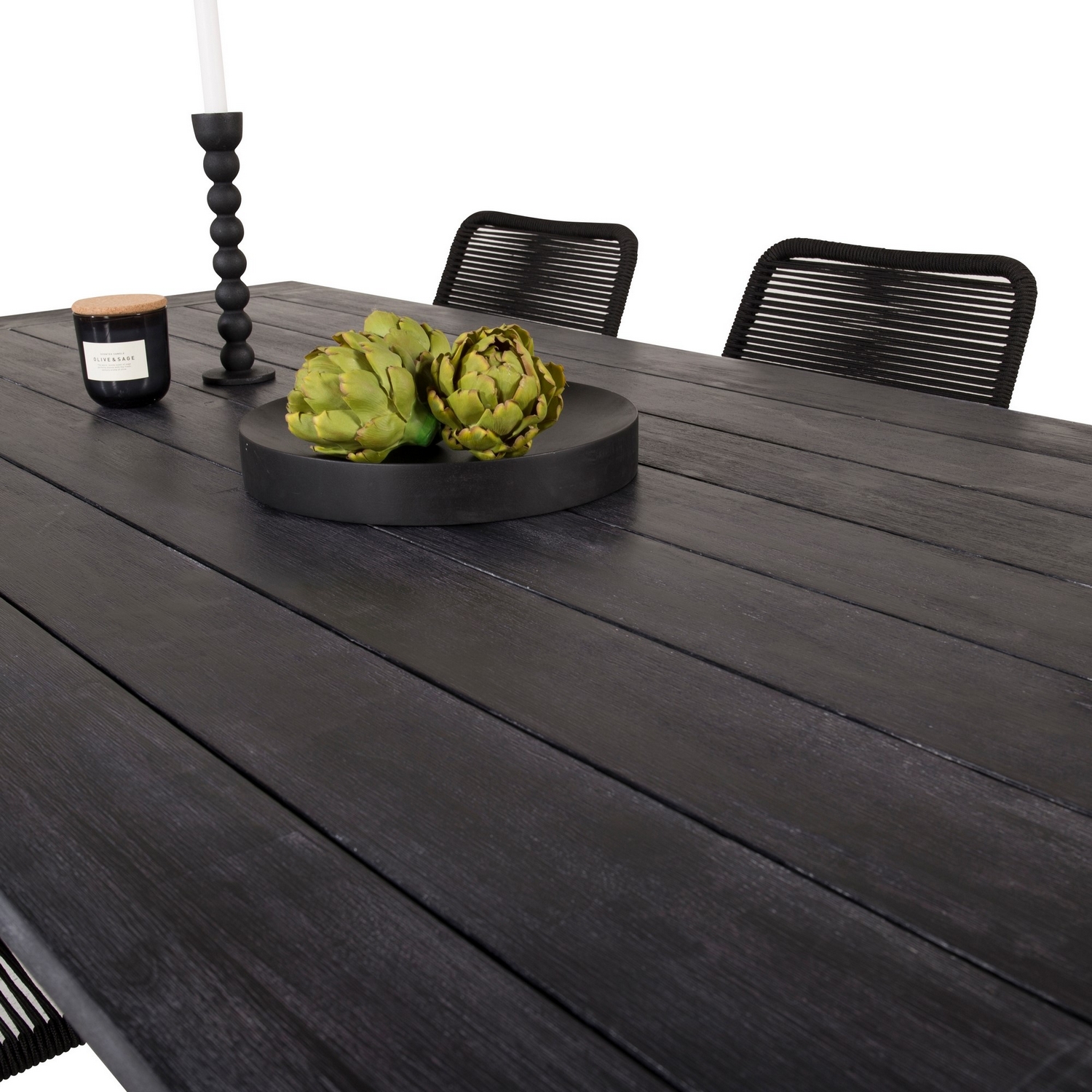 Matgrupp Venture Home Rossi 200 med 6 Leon Karmstolar