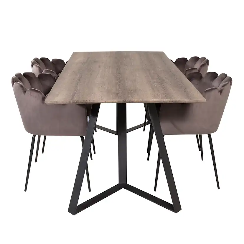 Matgrupp furniture/fashion Madde med 4 Limhamn Stolar