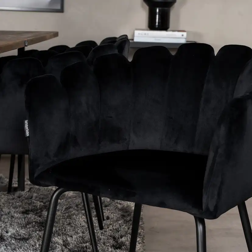 Matgrupp Venture Home Peo med 6 Limhamn Stolar