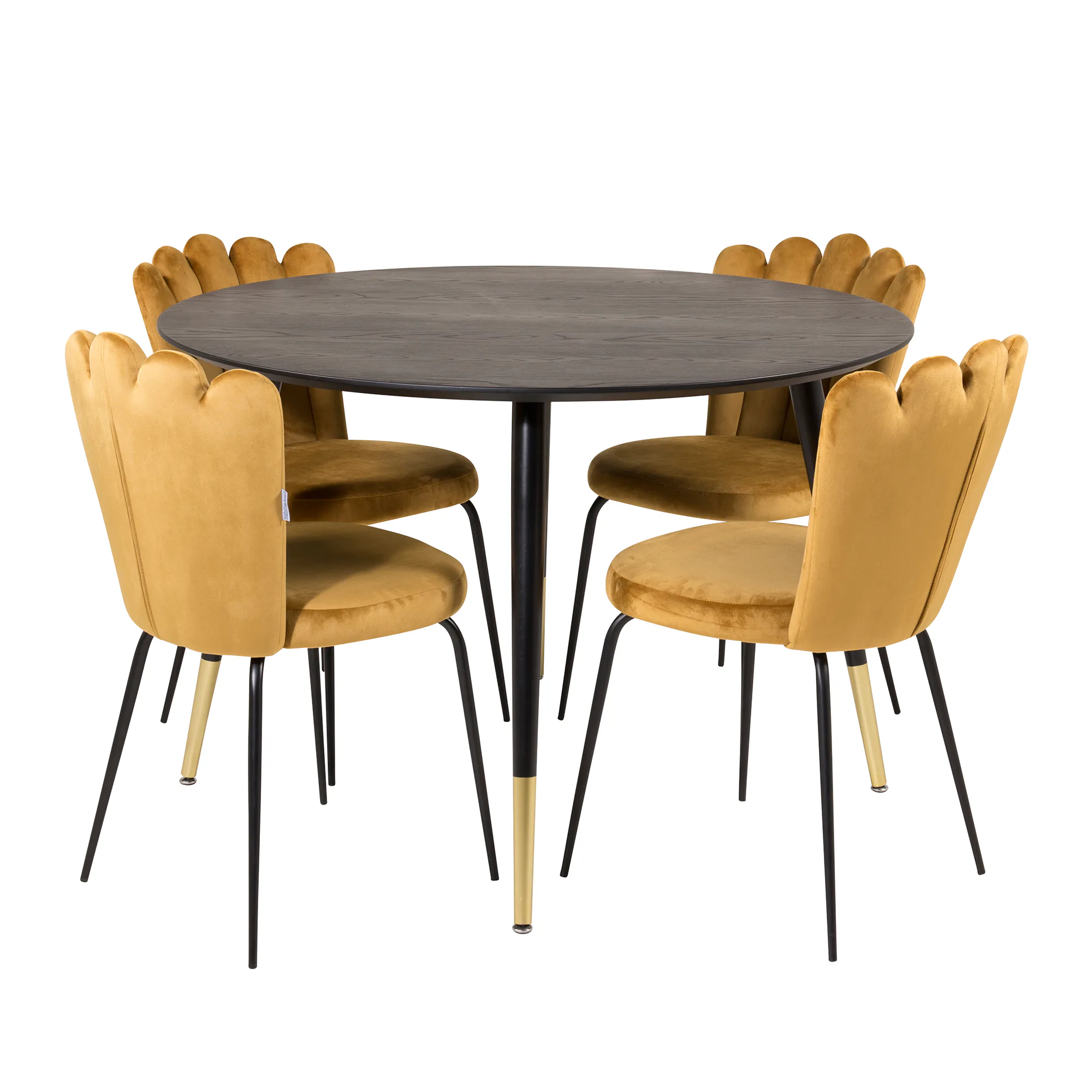 Matgrupp furniture/fashion Disa med 4 Limhamn Light Stolar