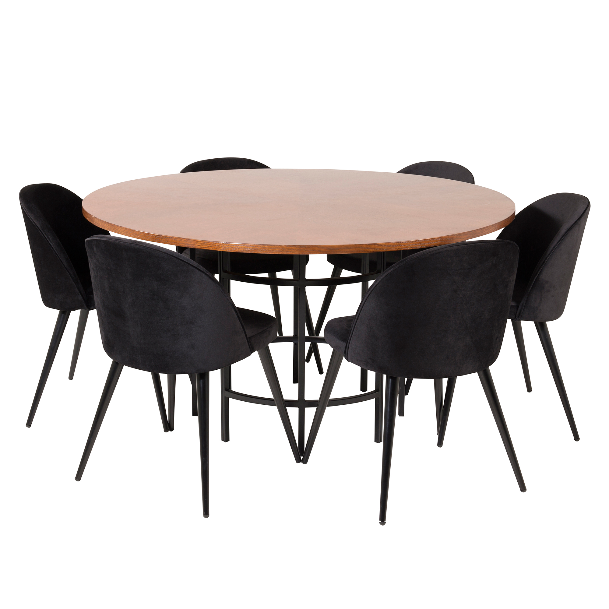 Matgrupp furniture/fashion Copenhagen med 6 Valentina Stolar