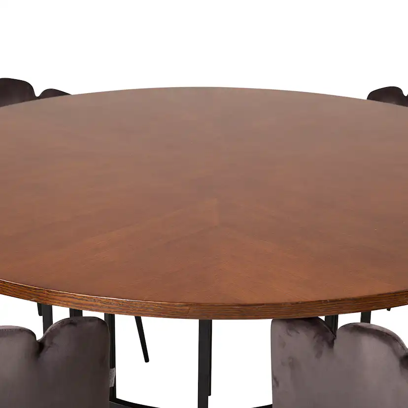 Matgrupp furniture/fashion Copenhagen med 4 Gråa Limhamn Stolar