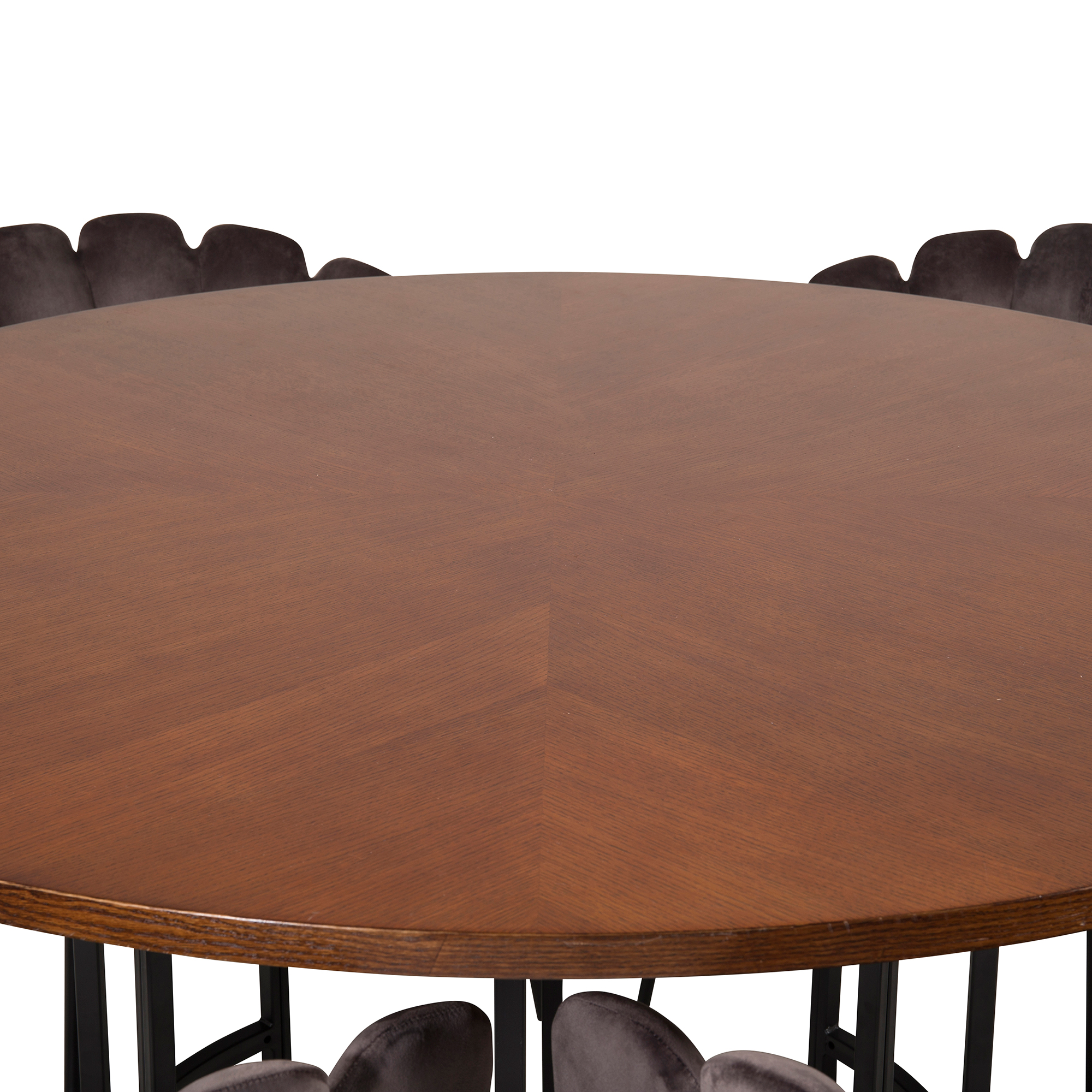 Matgrupp furniture/fashion Copenhagen med 6 Gråa Limhamn Stolar