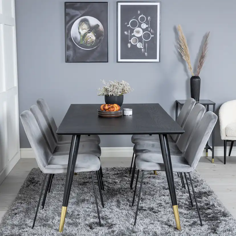 Matgrupp Venture Home Dipp med 6 Muce Stolar