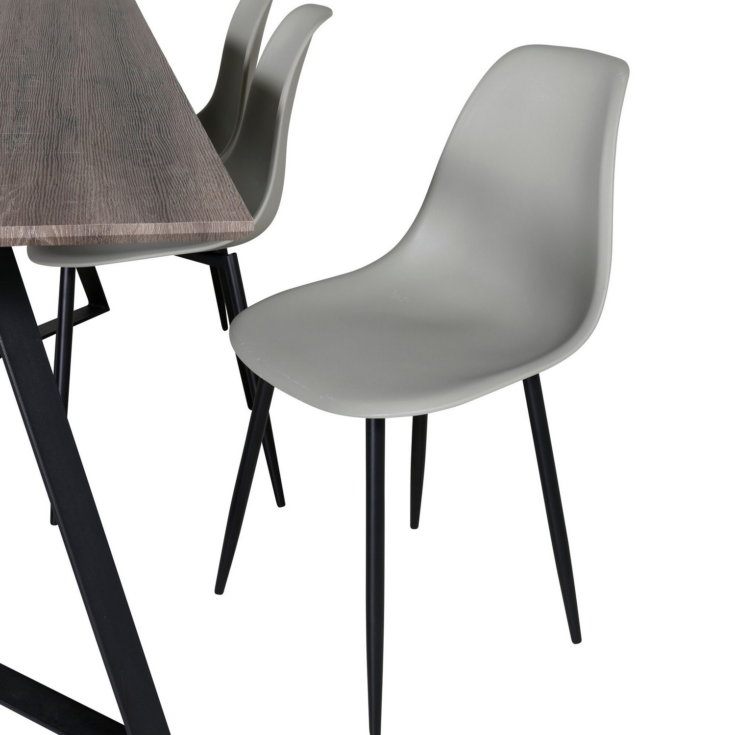 Matgrupp Venture Home Madde med 6 Pop Stolar