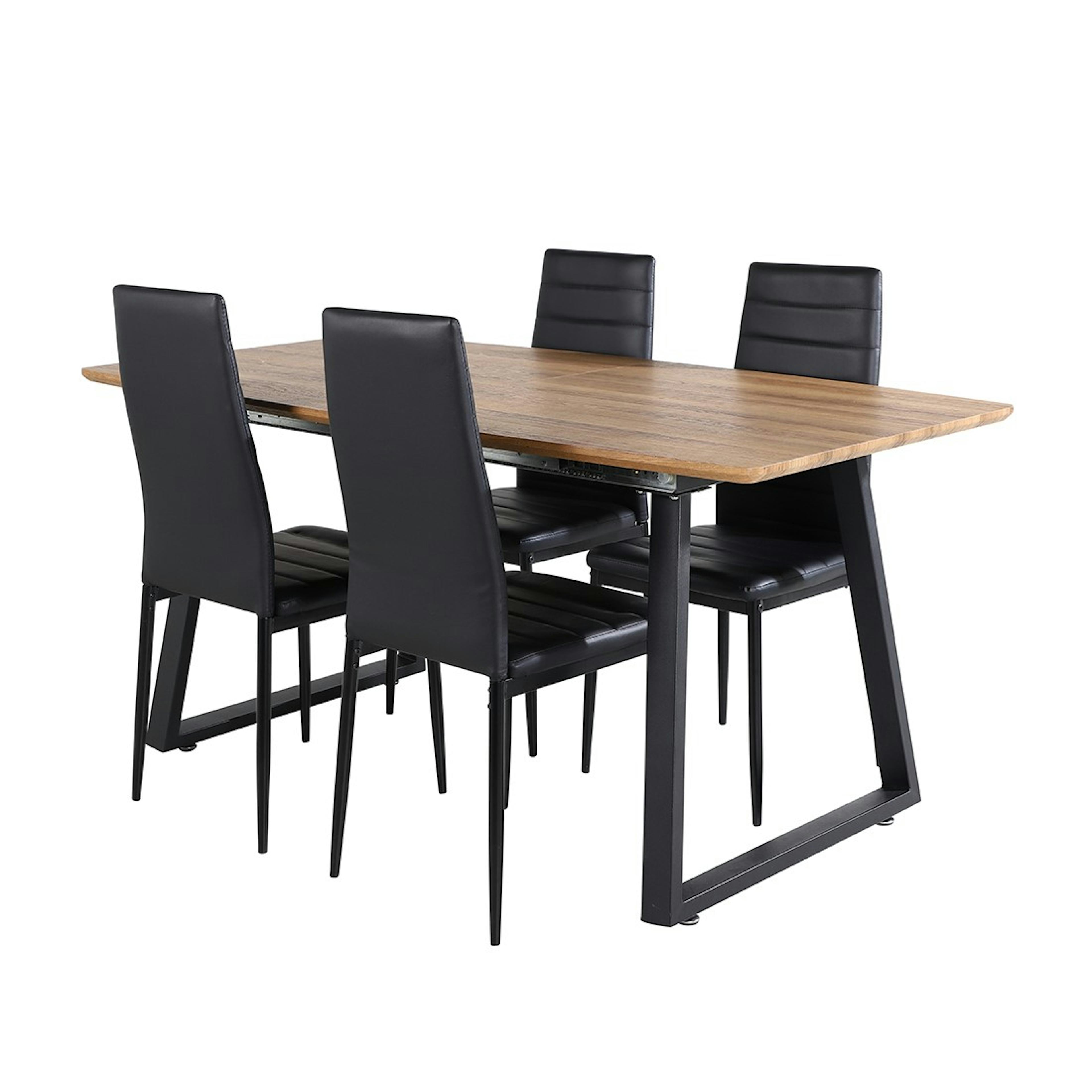 Matgrupp Venture Home Ina med 4 Sly Stolar Konstläder