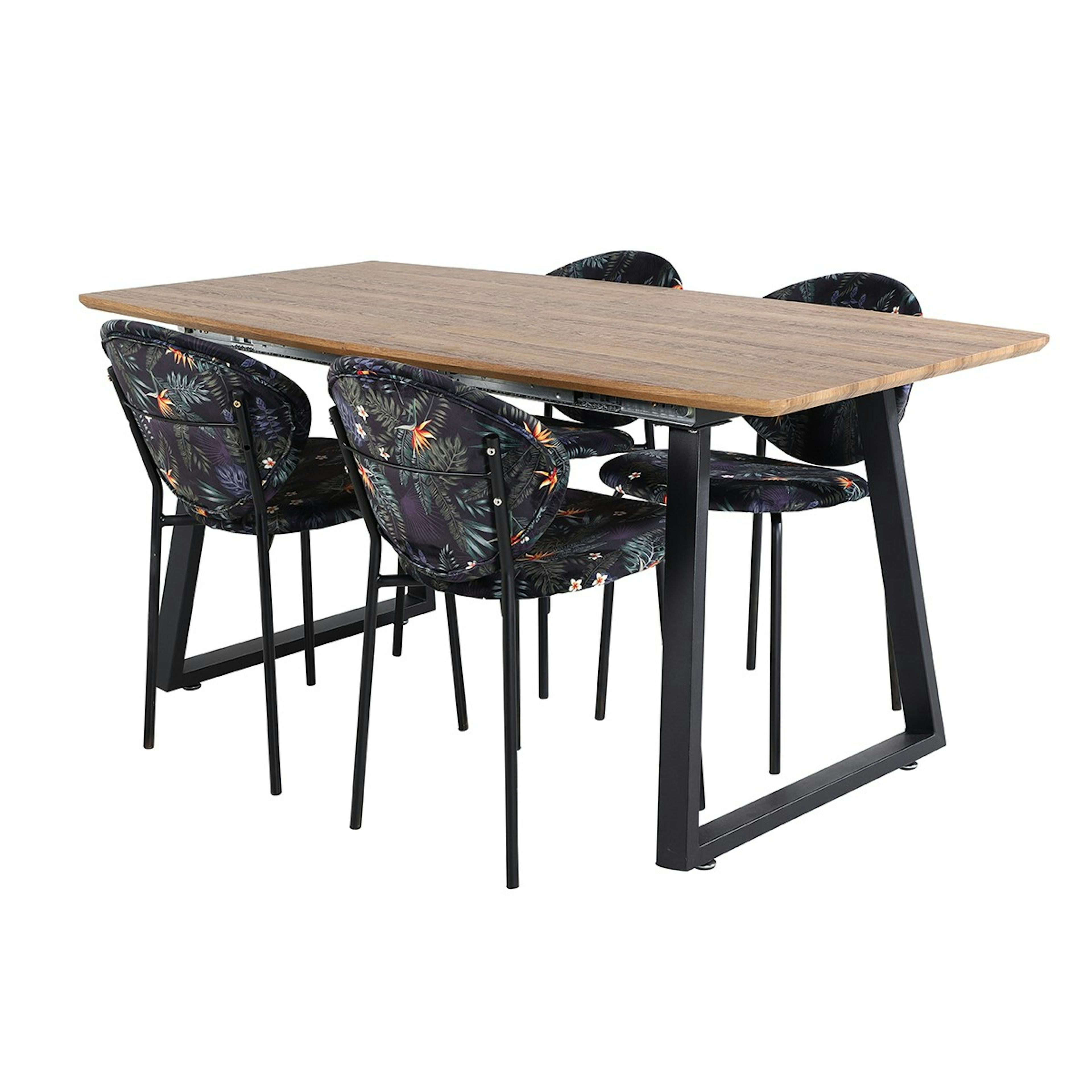 Matgrupp Venture Home Ina med 4 Valor Stolar Polyestertyg