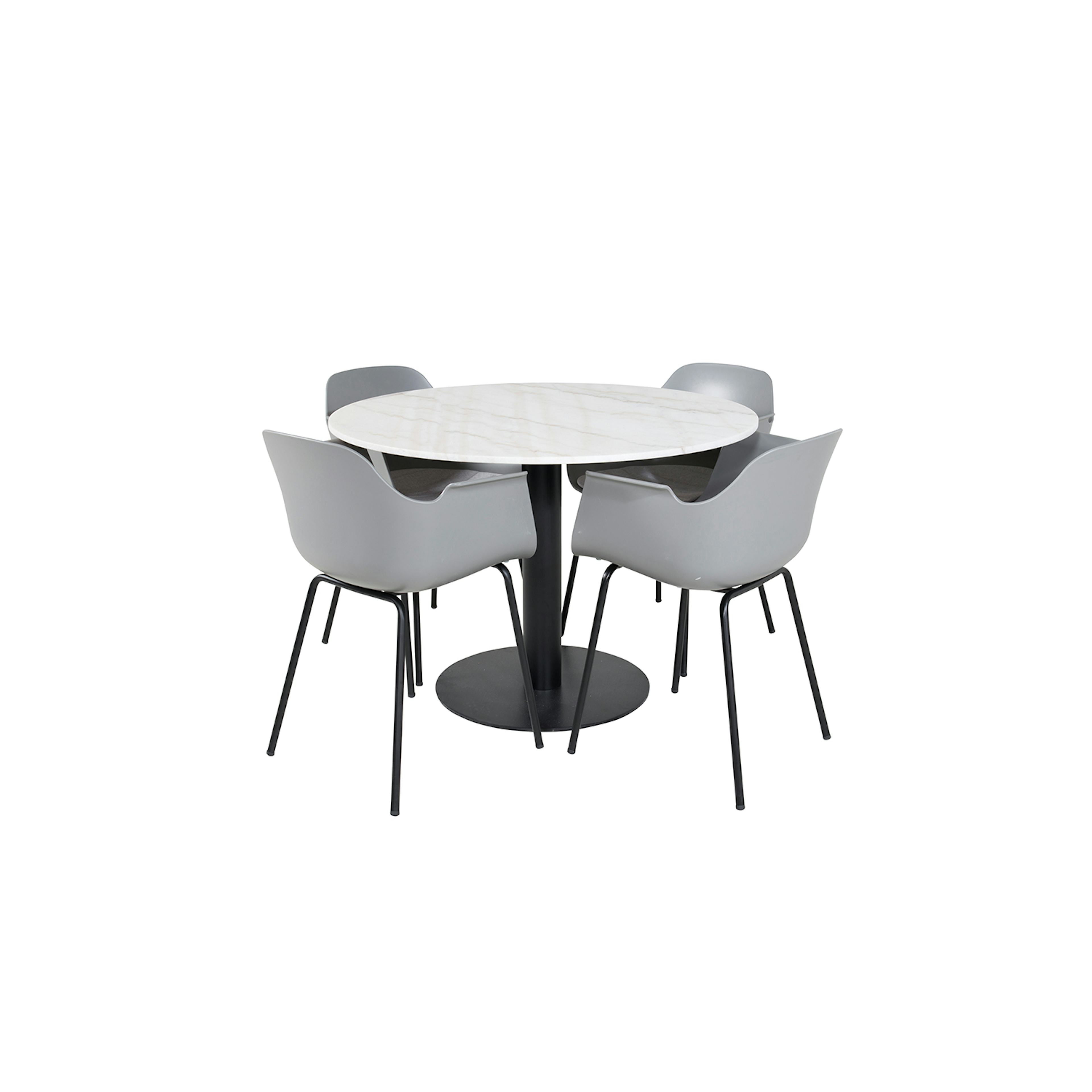 Matgrupp Venture Home Estelle med 4 Colombine Stolar