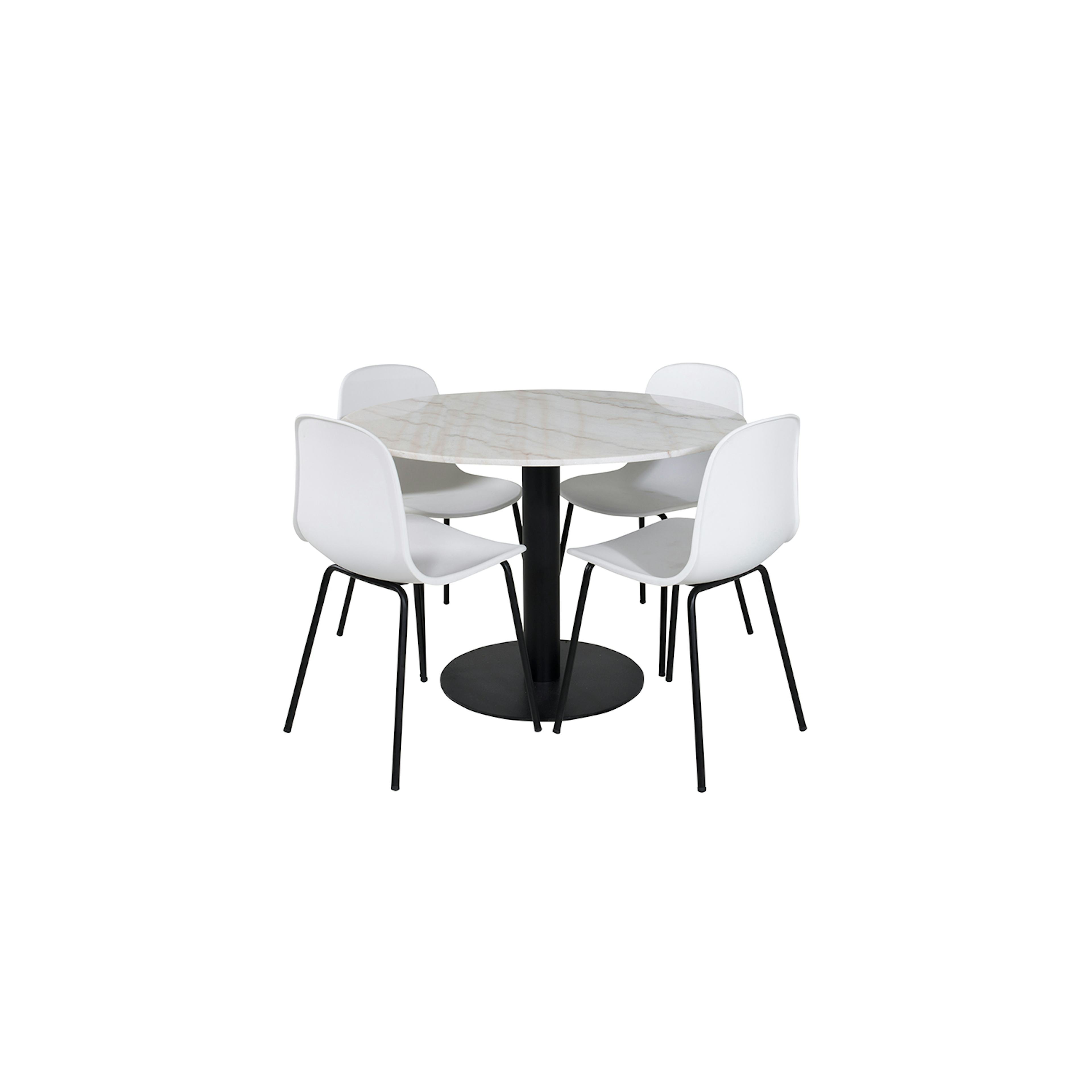 Matgrupp Venture Home Estelle med 4 Ardi Stolar