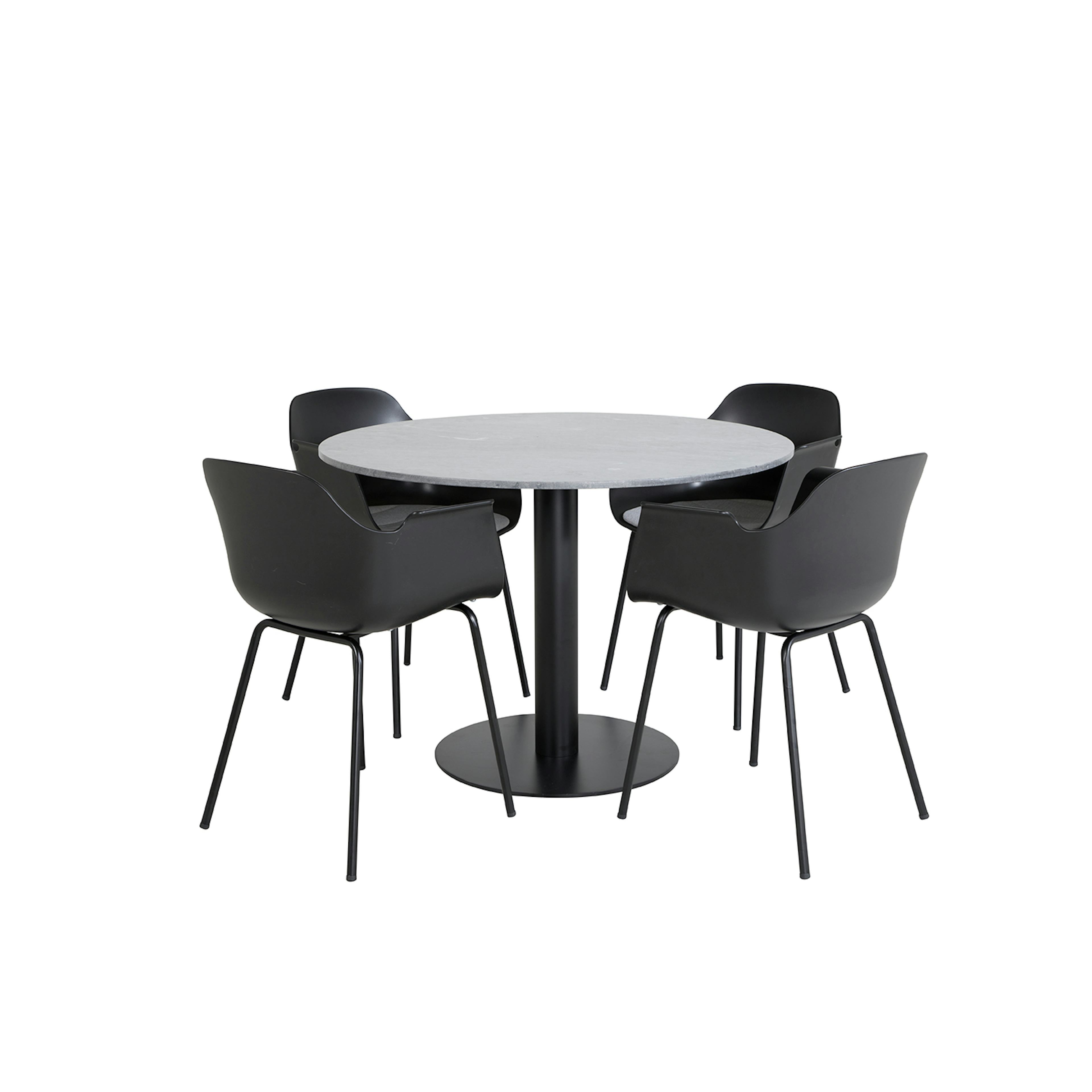 Matgrupp Venture Home Estelle med 4 Colombine Stolar