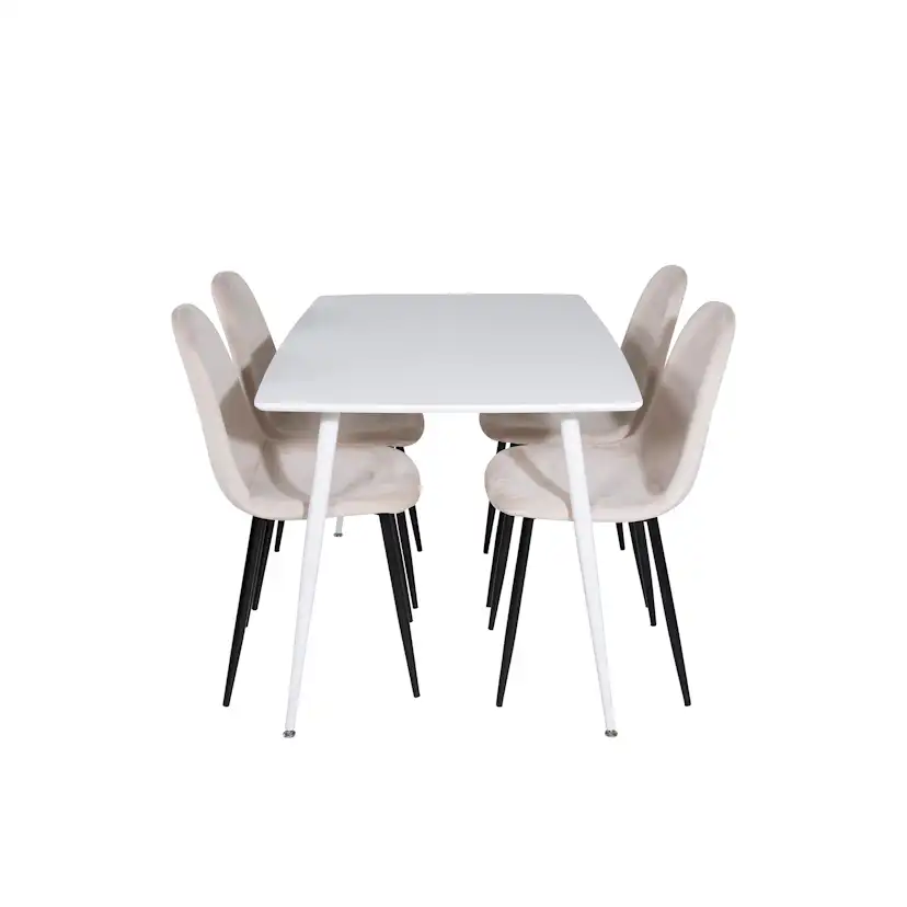 Matgrupp Venture Home Pobbie med 4 Pobbie Stolar Sammet