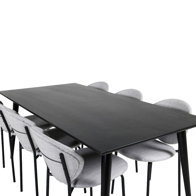 Matgrupp Venture Home Dipp med 6 Vault stolar