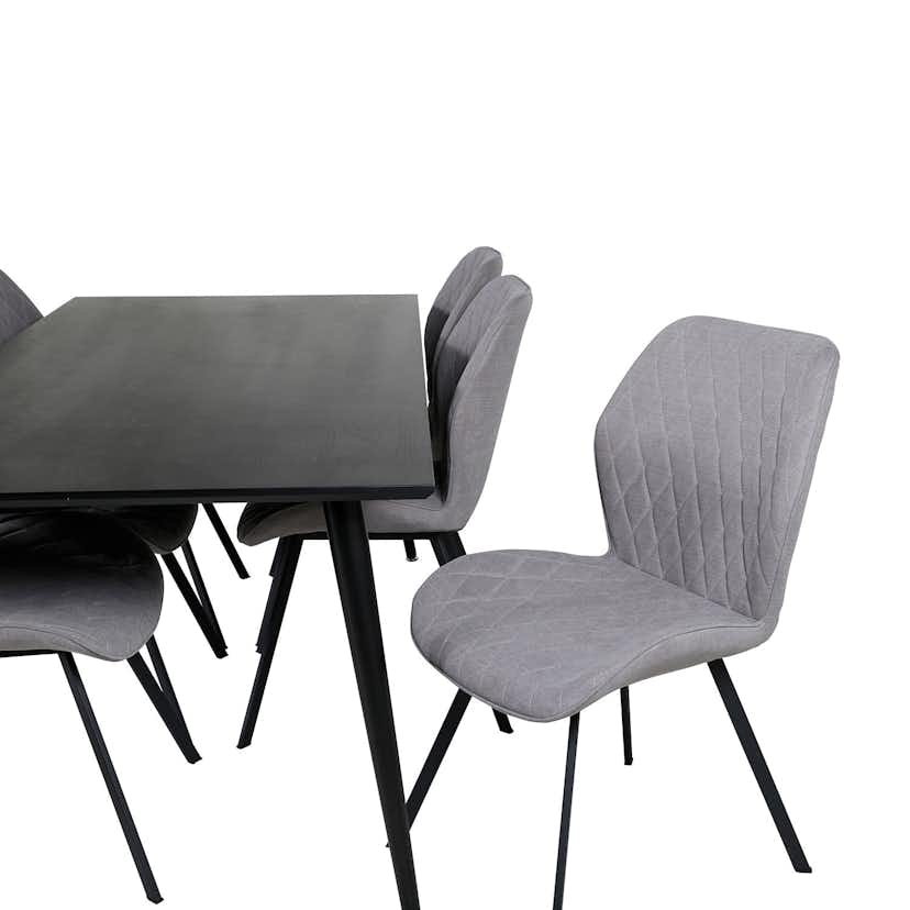 Matgrupp Venture Home Dipp med 6 Gemma stolar