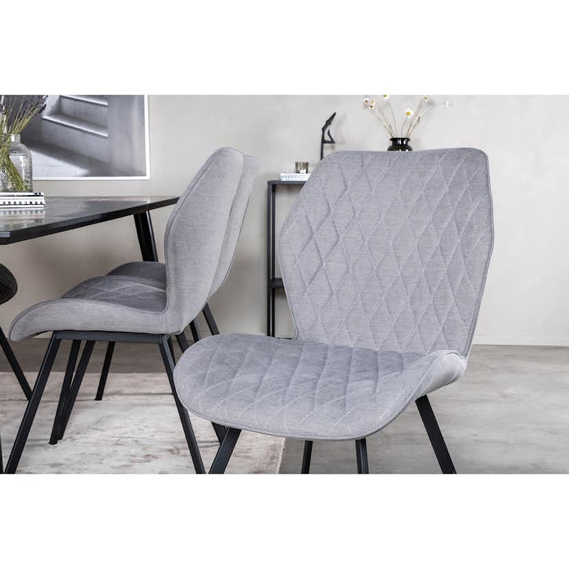 Matgrupp Venture Home Dipp med 6 Gemma stolar