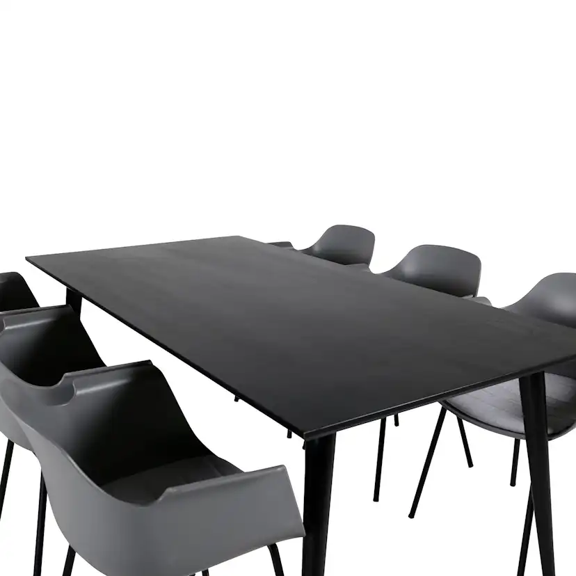 Matgrupp Venture Home Dipp med 6 Comfort Plastic stolar