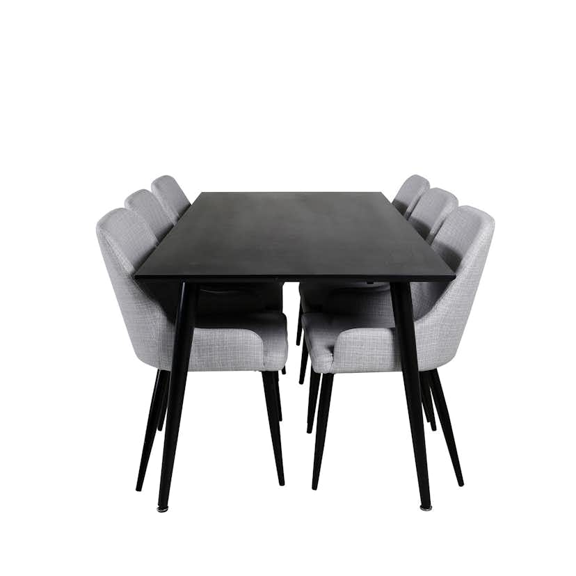 Matgrupp Venture Home Dipp med 6 Plaza stolar