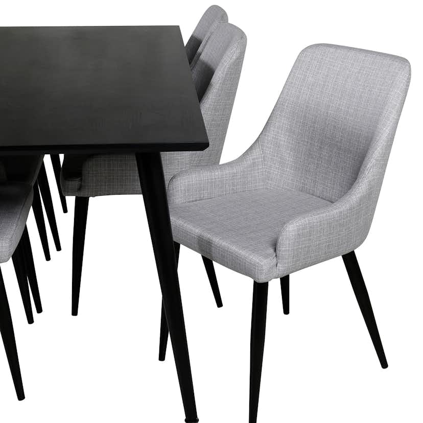 Matgrupp Venture Home Dipp med 6 Plaza stolar