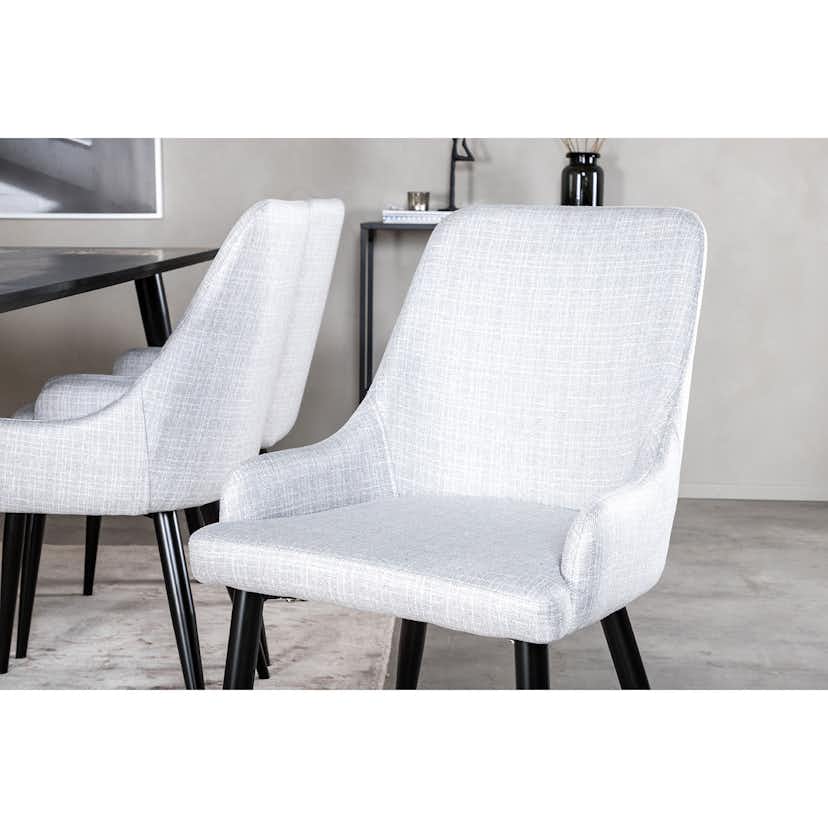 Matgrupp Venture Home Dipp med 6 Plaza stolar