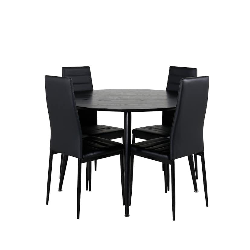 Matgrupp Venture Home Dipp med 4 Slim High stolar