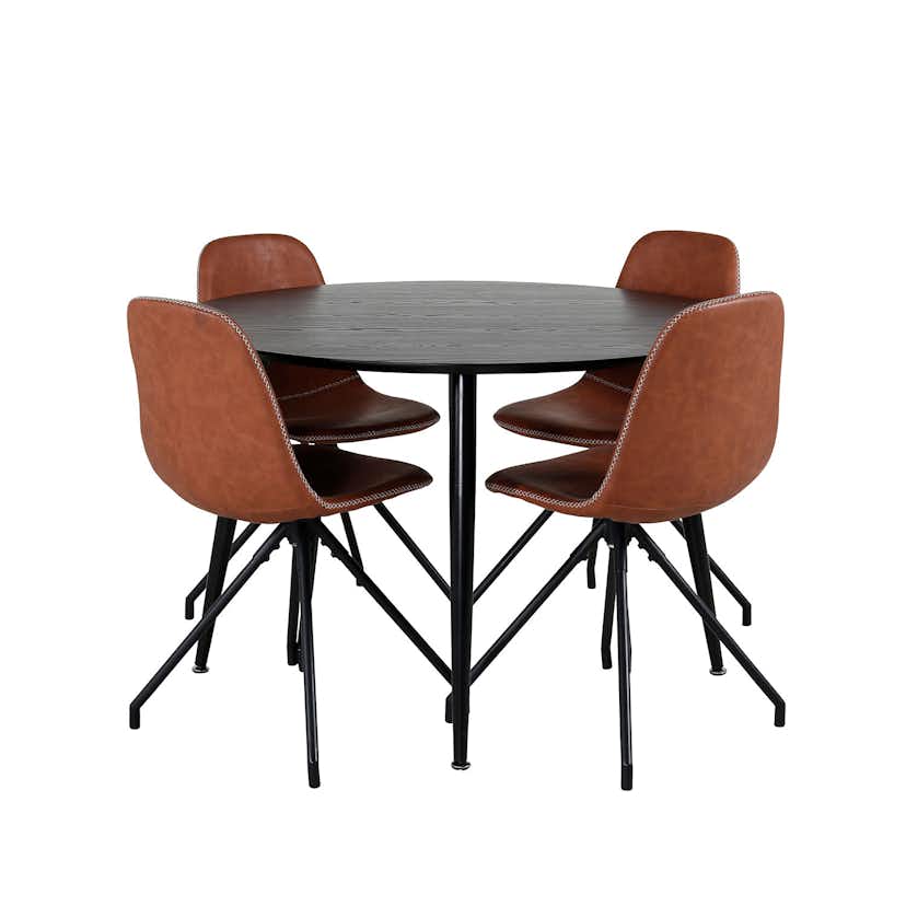 Matgrupp Venture Home Dipp med 4 Polar Spin stolar