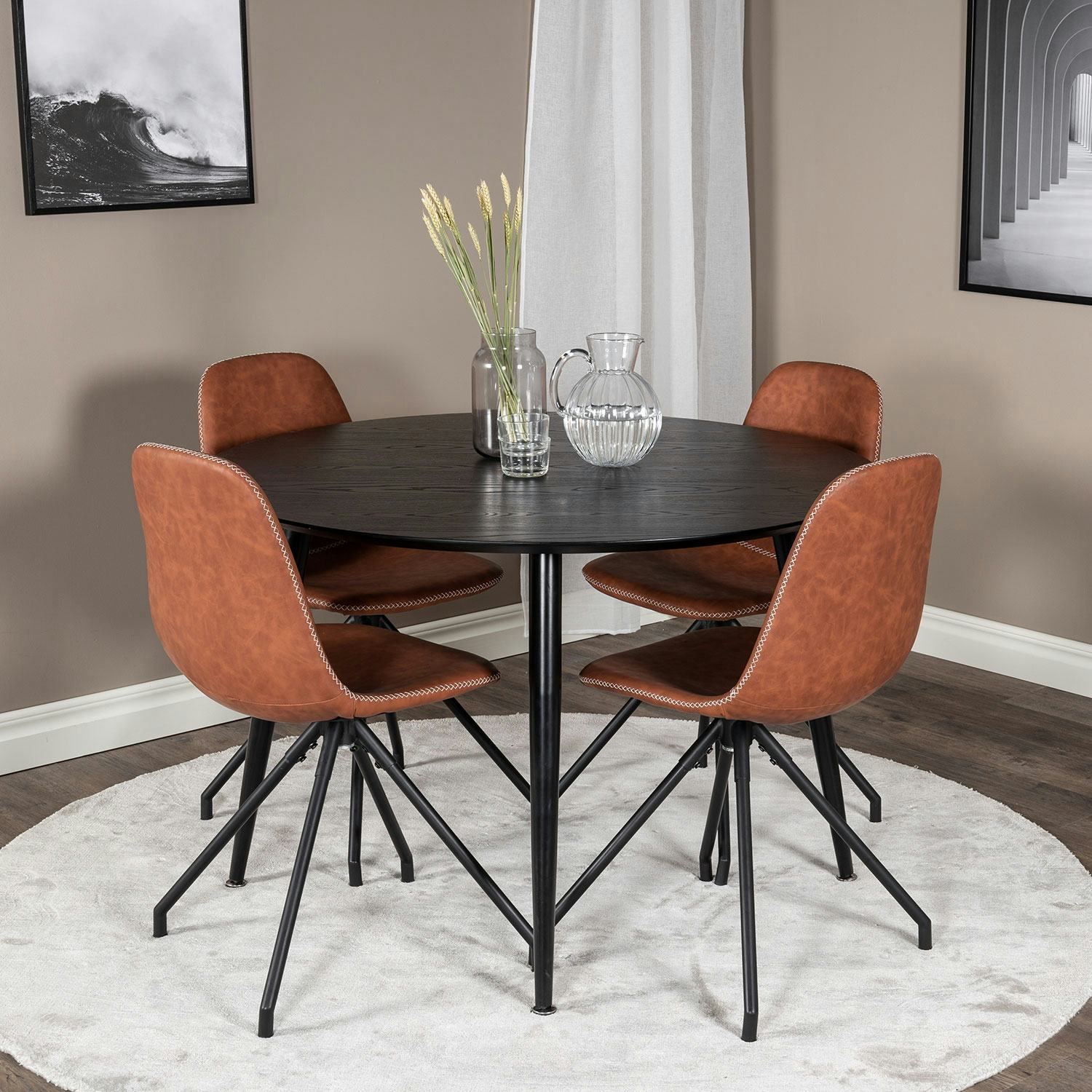 Matgrupp Venture Home Dipp med 4 Polar Spin stolar