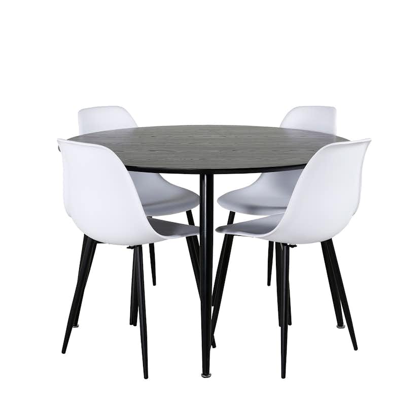 Matgrupp Venture Home Dipp med 4 Polar Plastic stolar