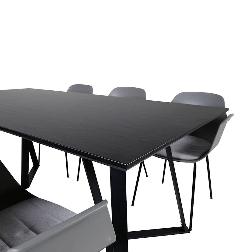 Matgrupp Venture Home Marina med 6 Comfort Plastic stolar