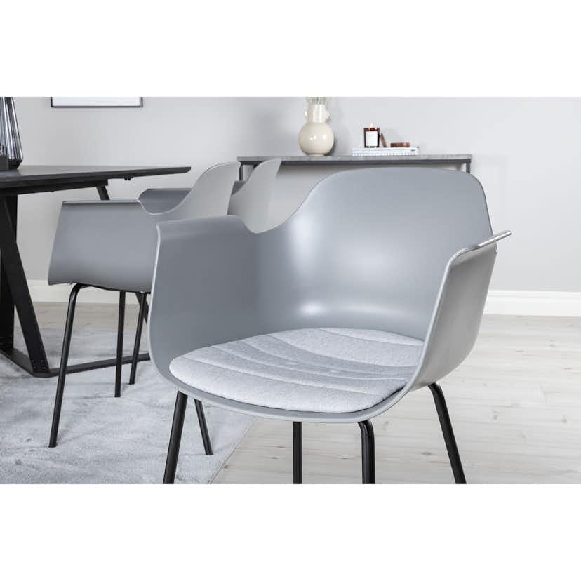 Matgrupp Venture Home Marina med 6 Comfort Plastic stolar