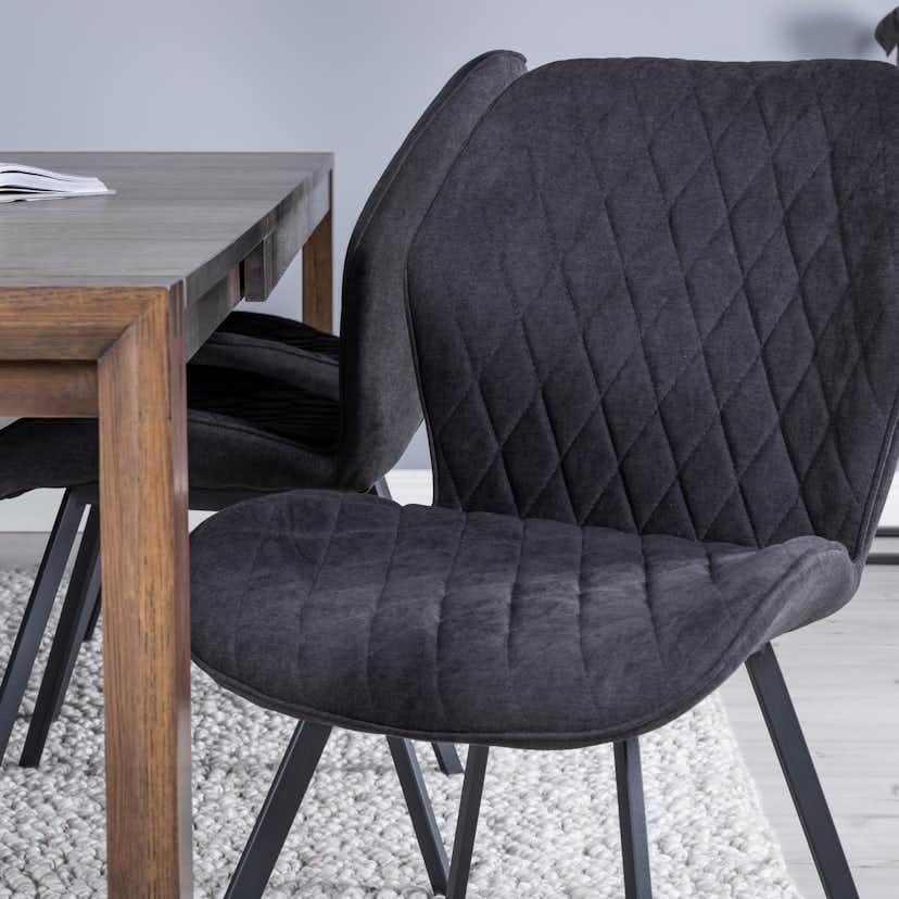 Matgrupp Venture Home Shy med 6 Geneva Matstolar