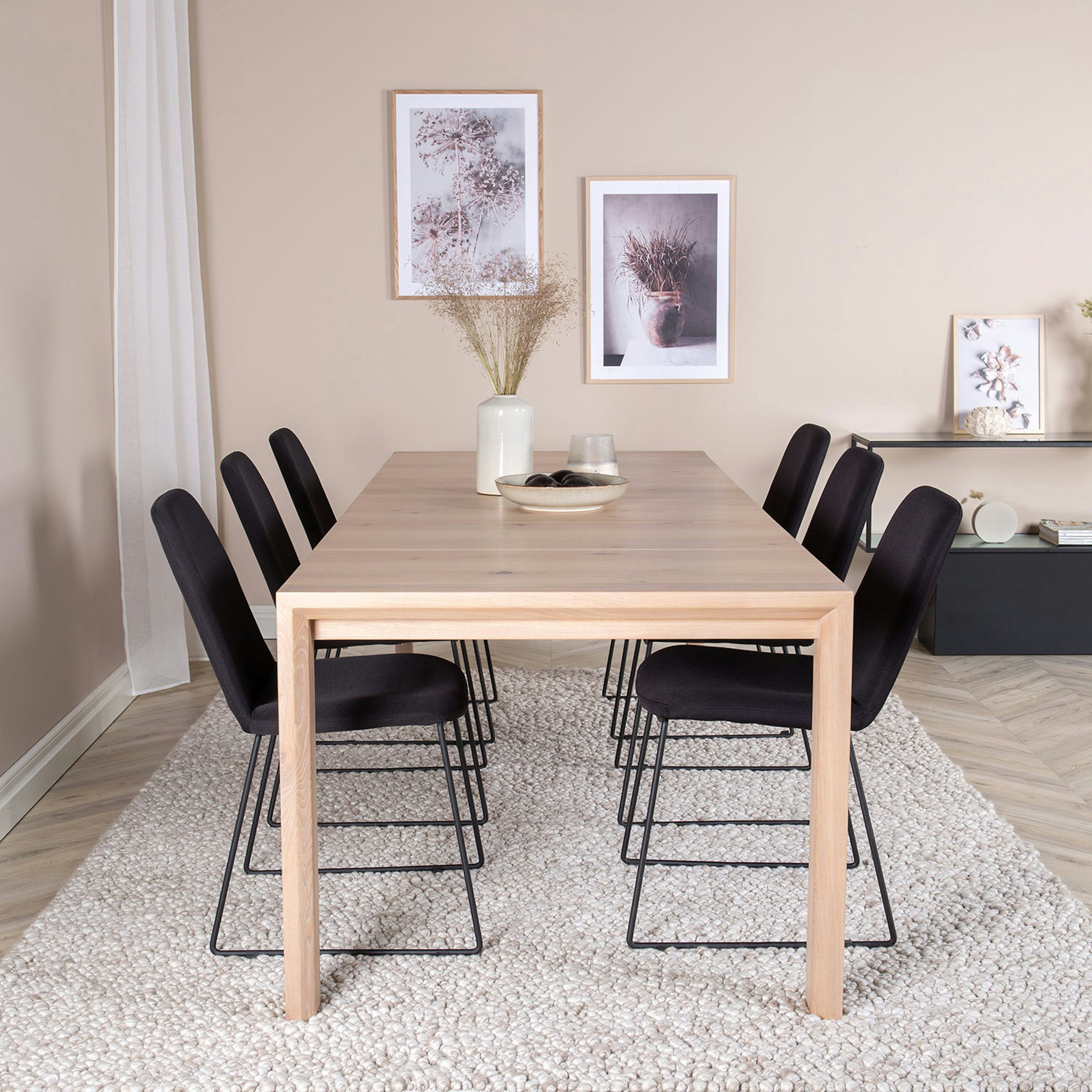 Matgrupp Venture Home Slider med 6 Muce stolar