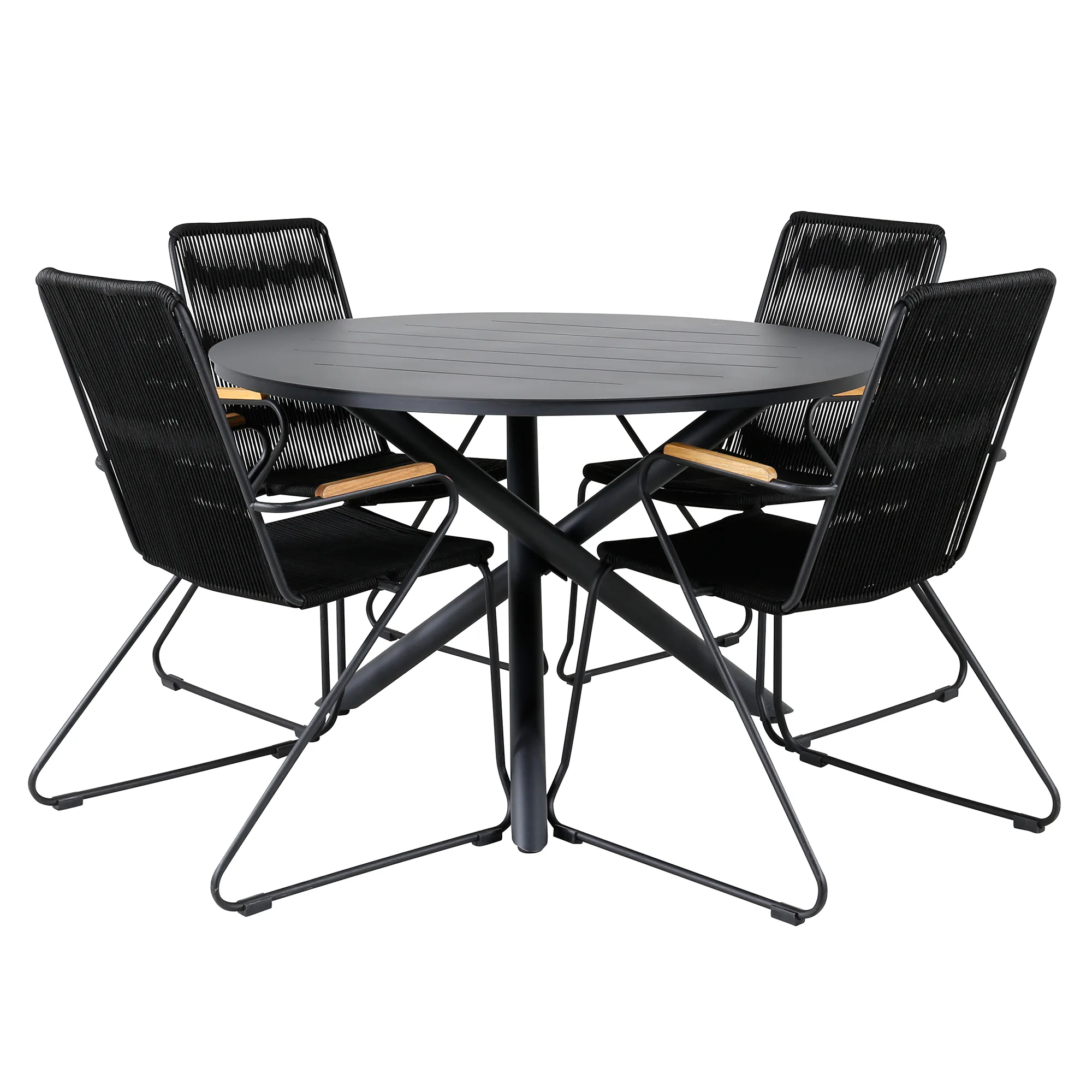 Matgrupp Venture Home Ande med 4 Boy Matstolar