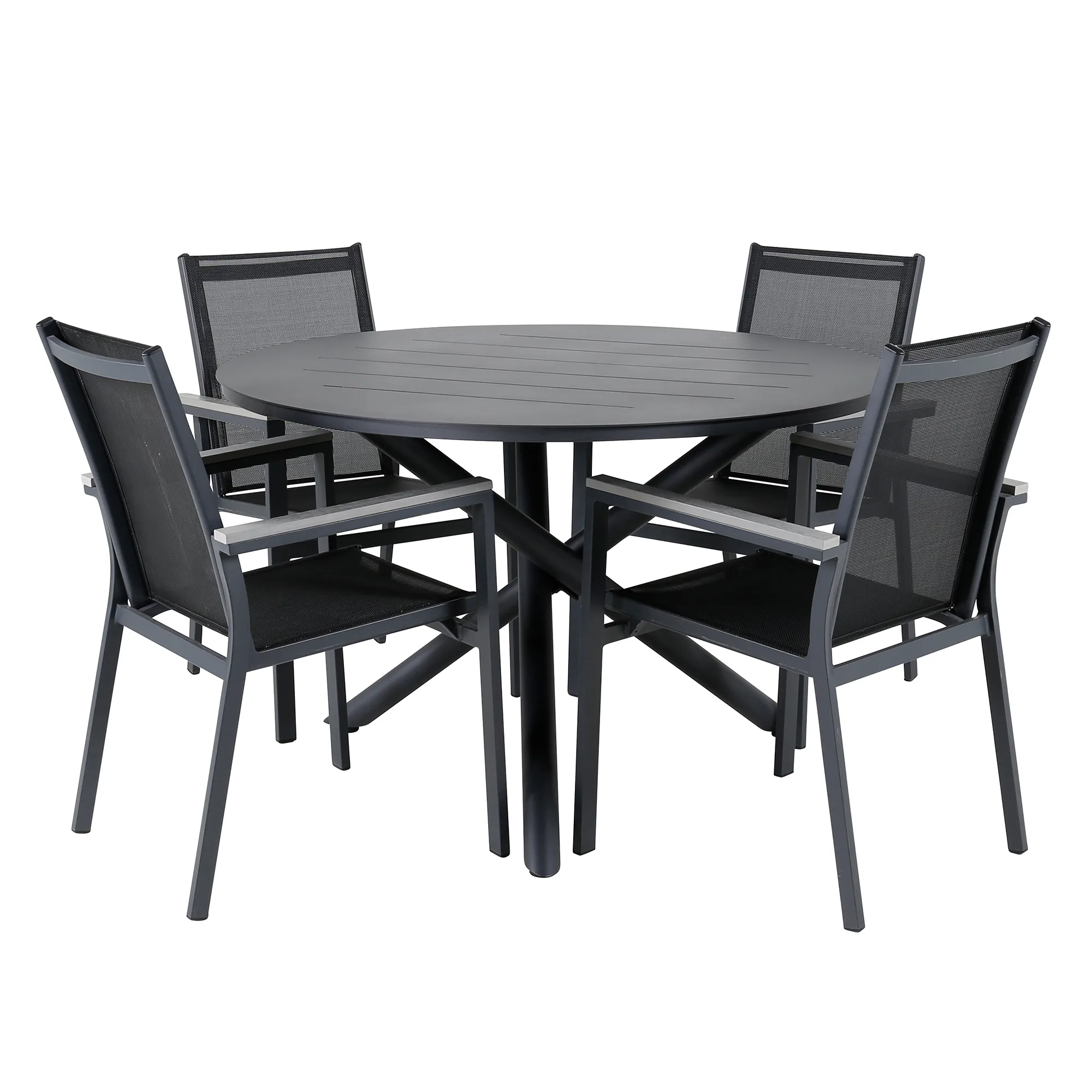 Matgrupp Venture Home Ande med 4 Pussel Matstolar